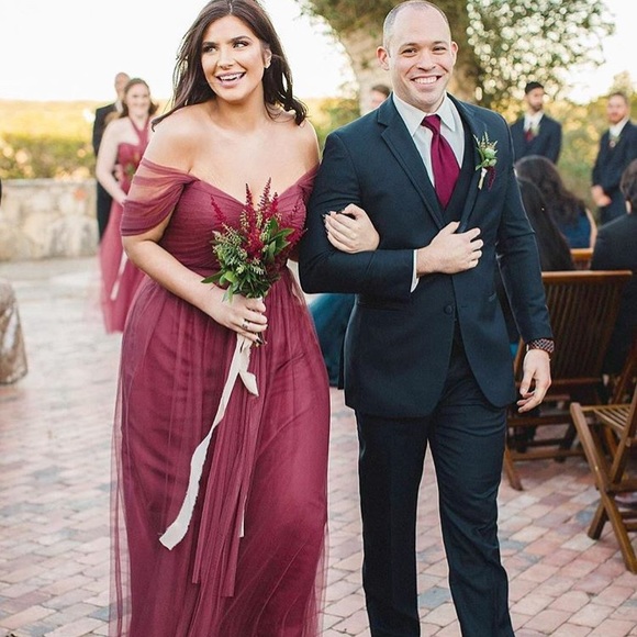bridesmaid dresses cinnamon rose
